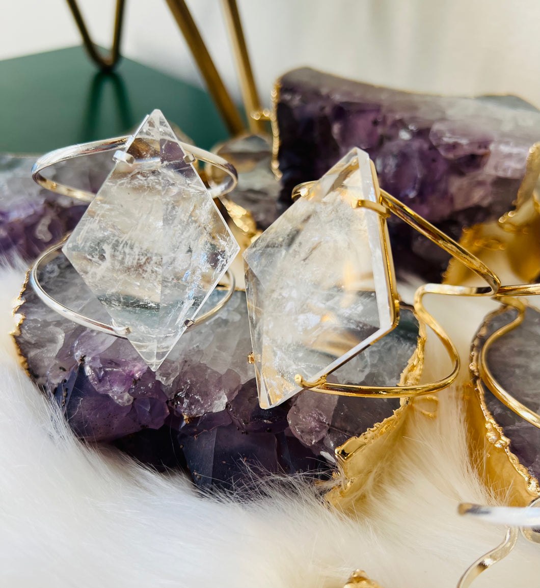 Galadriel~ Clear Quartz Bracelet