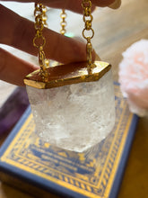 Load image into Gallery viewer, Moon ~ Crystal Quartz Necklace
